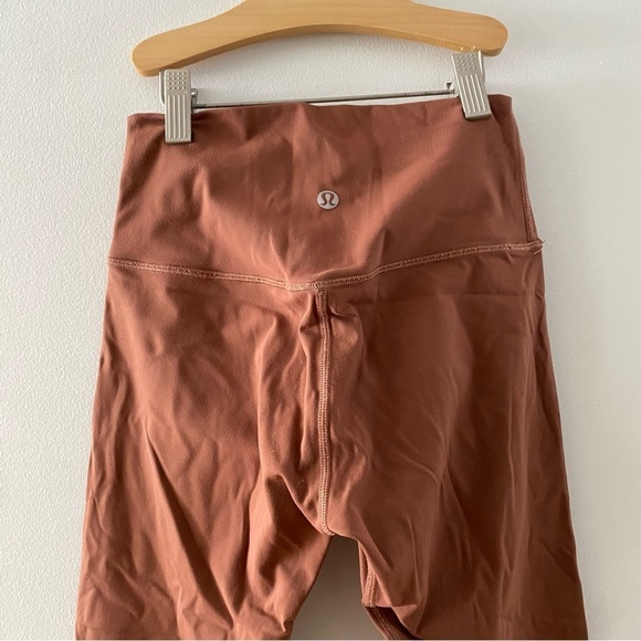 Lululemon Align Leggings Pants Dark Terra Cotta Women’s Size Small - Picture 5 of 7